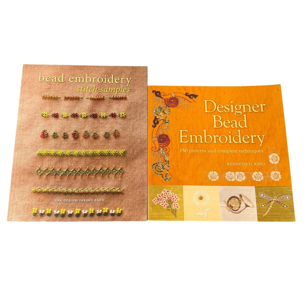 Bead Embroidery Books Lot Yasuko Endo Stitch Samples Kenneth King Designer Bead